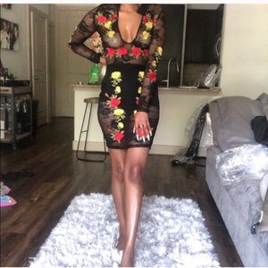 Sexy see through dress